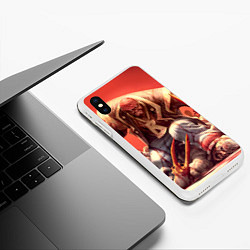Чехол iPhone XS Max матовый Dead island 5, цвет: 3D-белый — фото 2