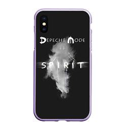 Чехол iPhone XS Max матовый DM: Spirit, цвет: 3D-светло-сиреневый