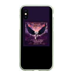Чехол iPhone XS Max матовый Dethklok: Angel, цвет: 3D-салатовый