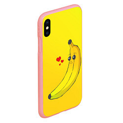 Чехол iPhone XS Max матовый Just Banana (Yellow), цвет: 3D-баблгам — фото 2