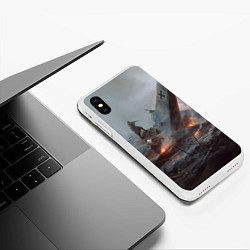 Чехол iPhone XS Max матовый Battlefield: Plan A, цвет: 3D-белый — фото 2