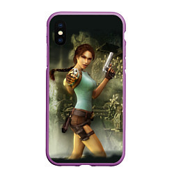 Чехол iPhone XS Max матовый TOMB RAIDER