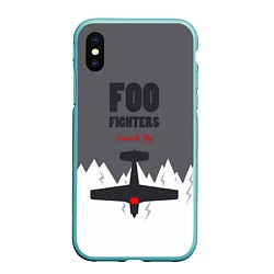 Чехол iPhone XS Max матовый Foo Fighters: Learn to fly