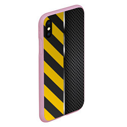 Чехол iPhone XS Max матовый Underground, цвет: 3D-розовый — фото 2
