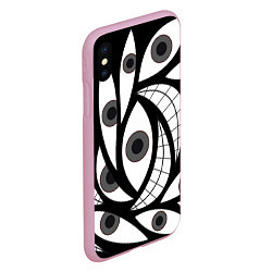 Чехол iPhone XS Max матовый Alchemist Eyes, цвет: 3D-розовый — фото 2