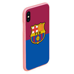 Чехол iPhone XS Max матовый Barcelona FC: Duo Color, цвет: 3D-баблгам — фото 2