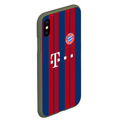 Чехол iPhone XS Max матовый Bayern FC: Original 2018, цвет: 3D-темно-зеленый — фото 2
