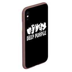 Чехол iPhone XS Max матовый Deep Purple, цвет: 3D-коричневый — фото 2