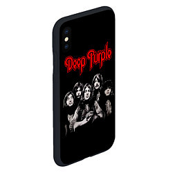 Чехол iPhone XS Max матовый Deep Purple, цвет: 3D-черный — фото 2