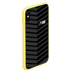 Чехол iPhone XS Max матовый BMW Reverse, цвет: 3D-желтый — фото 2