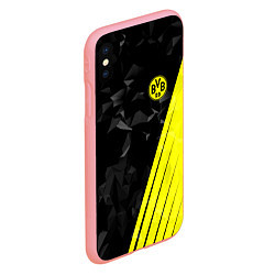 Чехол iPhone XS Max матовый FC Borussia Dortmund: Abstract, цвет: 3D-баблгам — фото 2