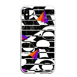 Чехол iPhone XS Max матовый Pop ART collection, цвет: 3D-белый