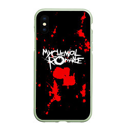 Чехол iPhone XS Max матовый My Chemical Romance, цвет: 3D-салатовый
