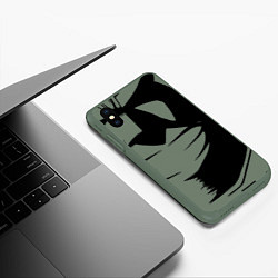 Чехол iPhone XS Max матовый Plus Ultra - My Hero Academia, цвет: 3D-темно-зеленый — фото 2