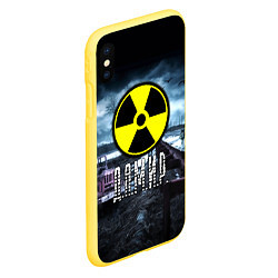 Чехол iPhone XS Max матовый S.T.A.L.K.E.R: Дамир, цвет: 3D-желтый — фото 2