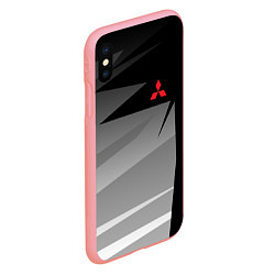 Чехол iPhone XS Max матовый MITSUBISHI SPORT, цвет: 3D-баблгам — фото 2