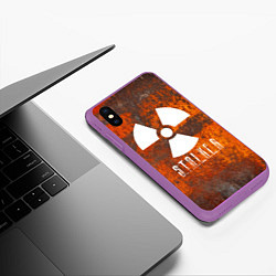 Чехол iPhone XS Max матовый S.T.A.L.K.E.R: Steampunk, цвет: 3D-фиолетовый — фото 2