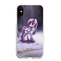 Чехол iPhone XS Max матовый Violet Pony