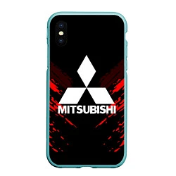 Чехол iPhone XS Max матовый Mitsubishi: Red Anger