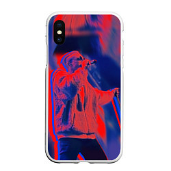 Чехол iPhone XS Max матовый T-Fest: Neon Style