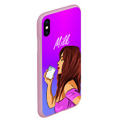 Чехол iPhone XS Max матовый Pop art, цвет: 3D-розовый — фото 2