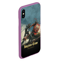 Чехол iPhone XS Max матовый Kingdom Come: Deliverance, цвет: 3D-фиолетовый — фото 2