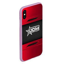 Чехол iPhone XS Max матовый JDM Collection, цвет: 3D-сиреневый — фото 2