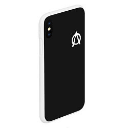 Чехол iPhone XS Max матовый OBLADAET Symbol, цвет: 3D-белый — фото 2