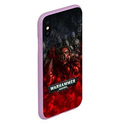 Чехол iPhone XS Max матовый Warhammer 40000: Dawn Of War, цвет: 3D-сиреневый — фото 2