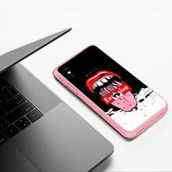 Чехол iPhone XS Max матовый Exclusive Sad Cat, цвет: 3D-баблгам — фото 2