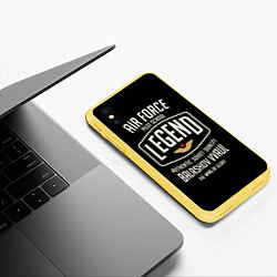 Чехол iPhone XS Max матовый Balashov Vvaul, цвет: 3D-желтый — фото 2