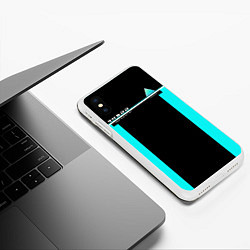 Чехол iPhone XS Max матовый Detroit: RK900, цвет: 3D-белый — фото 2