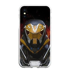 Чехол iPhone XS Max матовый ANTHEM Soldier, цвет: 3D-белый