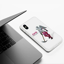 Чехол iPhone XS Max матовый Fortnite: Love Ranger, цвет: 3D-белый — фото 2