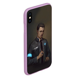 Чехол iPhone XS Max матовый Mr. Connor, цвет: 3D-сиреневый — фото 2