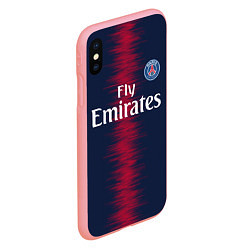 Чехол iPhone XS Max матовый FC PSG: Neymar 18-19, цвет: 3D-баблгам — фото 2