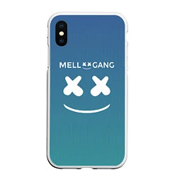 Чехол iPhone XS Max матовый Mell Gang