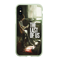 Чехол iPhone XS Max матовый The Last of Us: Guitar Music, цвет: 3D-салатовый