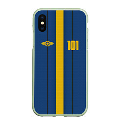 Чехол iPhone XS Max матовый Fallout: Vault 101