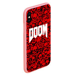Чехол iPhone XS Max матовый DOOM: Blooded Skuls, цвет: 3D-баблгам — фото 2