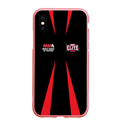 Чехол iPhone XS Max матовый MMA Elite, цвет: 3D-баблгам