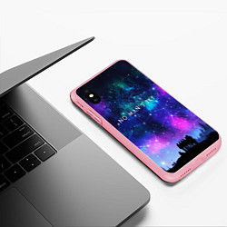 Чехол iPhone XS Max матовый No Man's Sky: Space Vision, цвет: 3D-баблгам — фото 2