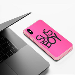 Чехол iPhone XS Max матовый Susboy, цвет: 3D-баблгам — фото 2
