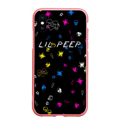 Чехол iPhone XS Max матовый Lil Peep: Legend, цвет: 3D-баблгам