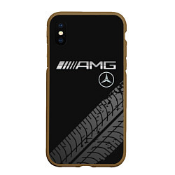 Чехол iPhone XS Max матовый Mercedes AMG: Street Racing