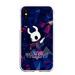 Чехол iPhone XS Max матовый Hollow Knight, цвет: 3D-белый