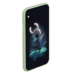 Чехол iPhone XS Max матовый Hollow Knight, цвет: 3D-салатовый — фото 2