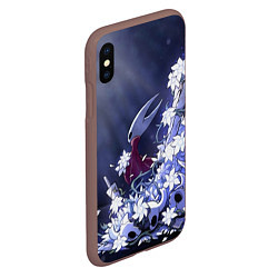 Чехол iPhone XS Max матовый Hollow Knight, цвет: 3D-коричневый — фото 2