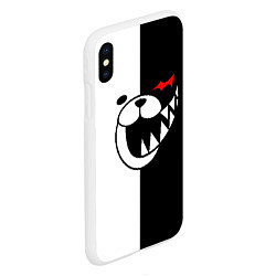 Чехол iPhone XS Max матовый MONOKUMA, цвет: 3D-белый — фото 2