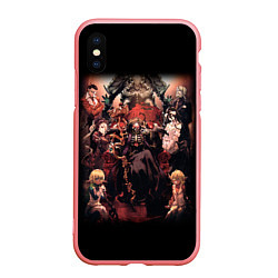 Чехол iPhone XS Max матовый Overlord 1, цвет: 3D-баблгам